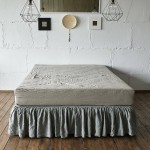 Linen Bed Skirt Factory - Pure 15 Drop Elastic Dust