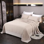 Quilted Quilt Factory - Embroidery Pure Cotton Coverlet