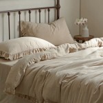 Muslin Duvet Cover Set Factory - 2 Layer Fringe Lace 4 Pcs