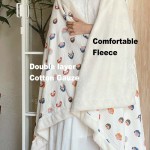 Baby Blanket Factory - Pretty Muslin Cotton Gauze Fleece