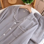 Men Pajama Set Factory - 100% Muslin Cotton Long Sleeve