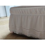 Bed Skirt Factory - Ruffled Lace Adjustable Belts 15
