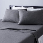 Queen Sheet Set Factory - 4 Piece 100% Cotton Jersey Solid