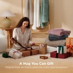 Flannel Blanket Factory - Solid 3D Ribbed Jacquard Super