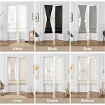 Semi Sheer Curtains Factory - Cream Polyester Rod Pocket