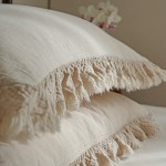 Muslin Duvet Cover Set Factory - 2 Layer Fringe Lace 4 Pcs