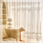 Lace Curtain Factory - French White Gauze Romantic