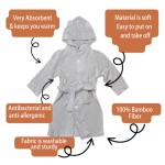 Baby Bathrobe Factory - 100% Organic Bamboo Thick Toddler Robe