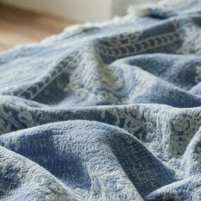 Knitted Throw Blanket Factory - 100% Cotton Embroidered