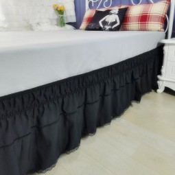 Bed Skirt Factory - Pretty Microfiber Wrinkle Resistant
