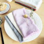 Table Napkins Factory - Handmade Linen Cotton Fringe Washable