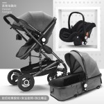 Child Stroller Manufacturer - Folding Green Linen Aluminum