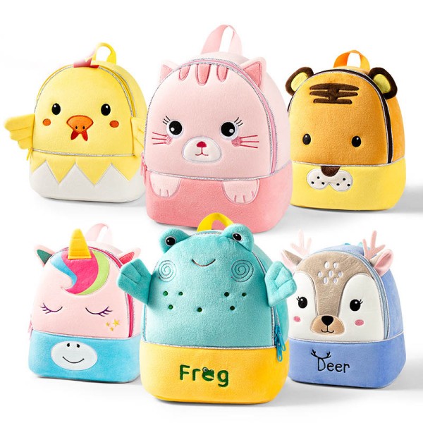 School Backpack Manufacturer - 3D Cartoon Plush Animal