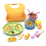 Baby Tableware Set Manufacturer - Cute Custom Silicone Bowl