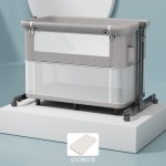 Infant Crib Manufacturer - Adjustable Lockable Wheels