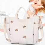 Diaper Bag Manufacturer - Animal Bear Embroidery Tote