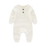 Infant Jumpsuit Manufacturer - Top Snap Button Long Sleeve