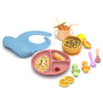 Baby Tableware Set Manufacturer - Cute Custom Silicone Bowl