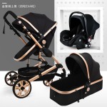Child Stroller Manufacturer - Folding Green Linen Aluminum