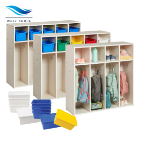 Cloakroom Unit Manufacturer - Montessori Coastal Cubbies