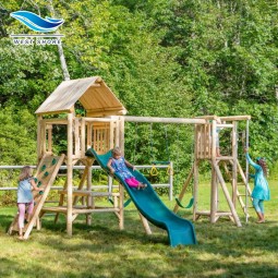 Swing Set Manufacturer - Outdoor Wooden Playground