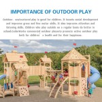 Play Set Manufacturer - Wooden House Ladder Swing