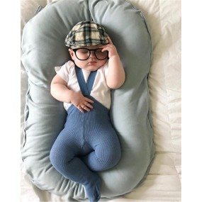 OEM Customization Best Selling Baby Lounger Nest Sound Sleep Baby Crib with Removable Cover