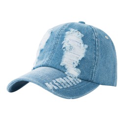 New Arrival 2021 Spring/Autumn Hole Embroidery Baseball Cap Fashion Sun Visor