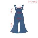 2024 Hot Sale Summer Sleeveless Crochet Baby Boutique Clothing Baby Jeans