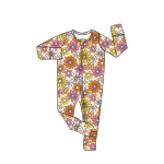 Custom Print Designer Style Newborn Bamboo Romper Zipper Romper Long Sleeve Kids Romper Baby Romper Wholesale