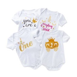 Summer Boy Print Birthday Party Designer Punjabi Suit Baby Cotton Jumpsuit