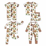 ODM Popular Wholesale 95% Bamboo 5% Spandex Baby Romper Newborn Zipper Romper