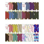 Hot Sale Same Summer Solid Blank Bamboo Cotton Polyester Model Zipper Short Sleeve Baby Toddler Newborn Knit Baby Pants