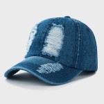 New Arrival 2021 Spring/Autumn Hole Embroidery Baseball Cap Fashion Sun Visor