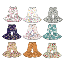 2024 New Arrival Custom Design Print Children European & American Fan Children Small Pants Print Kids Pants