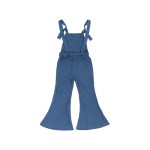 2024 Hot Sale Summer Sleeveless Crochet Baby Boutique Clothing Baby Jeans