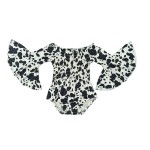 Girls Cartoon Print Baby Romper Zipper Toddler 100% Cotton Organic Summer Short Sleeve Romper Wholesale Baby Romper