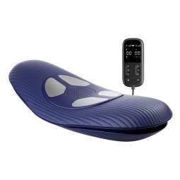 Waist Massager with EMS Heating Air Compression Electric Waist Massager Vibration Heat Application Waist Traction Device