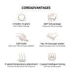 Intelligent Electric Shiatsu Roller Foot Relaxer Massager Machine Vibrating Foot Leg Massager with Heating