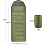 Adult Outdoor Thickened Warm Portable Waterproof Camping Sleeping Bag