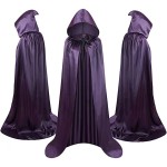 Wholesale Black Satin Halloween Cloak 4 Sizes Party Decoration and Toy Display Promotion Selection