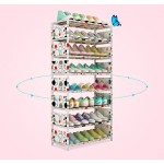 Multi-Layer Modular Storage Shoe Rack Simple Shoe Cabinet Small Shoe Rack Dust-Proof Multifunctional Rack Living Room Square