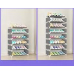 Multi-Layer Modular Storage Shoe Rack Simple Shoe Cabinet Small Shoe Rack Dust-Proof Multifunctional Rack Living Room Square