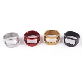 Stainless Steel Modern Bottle Opener Ring Cold Bar Kitchen Accessories Beer Bottle Opener