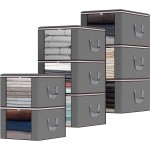 Large Foldable Cotton Linen Clothes Storage Organizer Foldable Folding Bed Thick Breathable Fabric Under-Bed Storage Box Bag