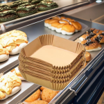 Disposable Non-Stick Microwave-Safe Air Fryer Liners Bleach-Free Paper Baking and Pastry Tools