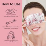 Warm Cotton Knit Sleep Mask with Elastic Band for Dark Circle Relief and Relaxation - Health Care Sleep Mask