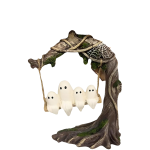 Ghost Theme Resin Decoration Craft Table Decoration & Wall Sign Plywood Souvenir Gift Style for Festival Atmosphere