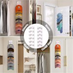 Multifunctional Modern Minimalist High-Quality Plastic Baseball Cap with Multi-Layer Wall-Mounted Storage Rack