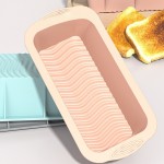 High-Quality Bread and Cake Silicone Molds Heat-Resistant Baking Tools Rectangular Baking Pan Toast Molds